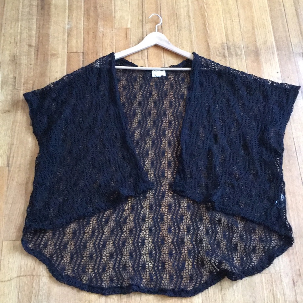 Knitted kimono